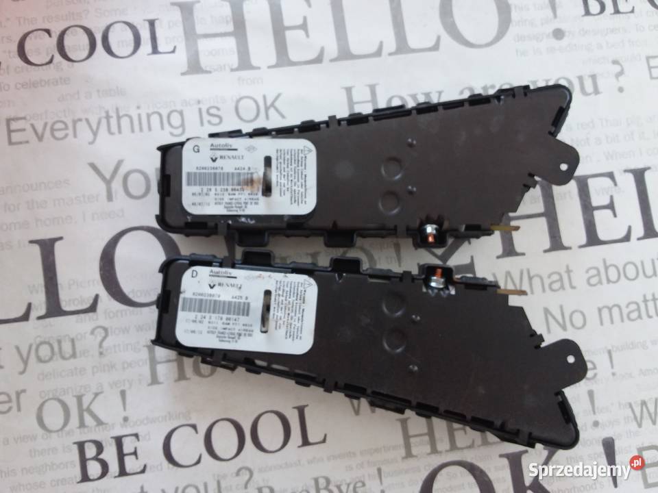 Airbag Fotela Prawa 8200236079 Lewa 8200236078 Gdańsk