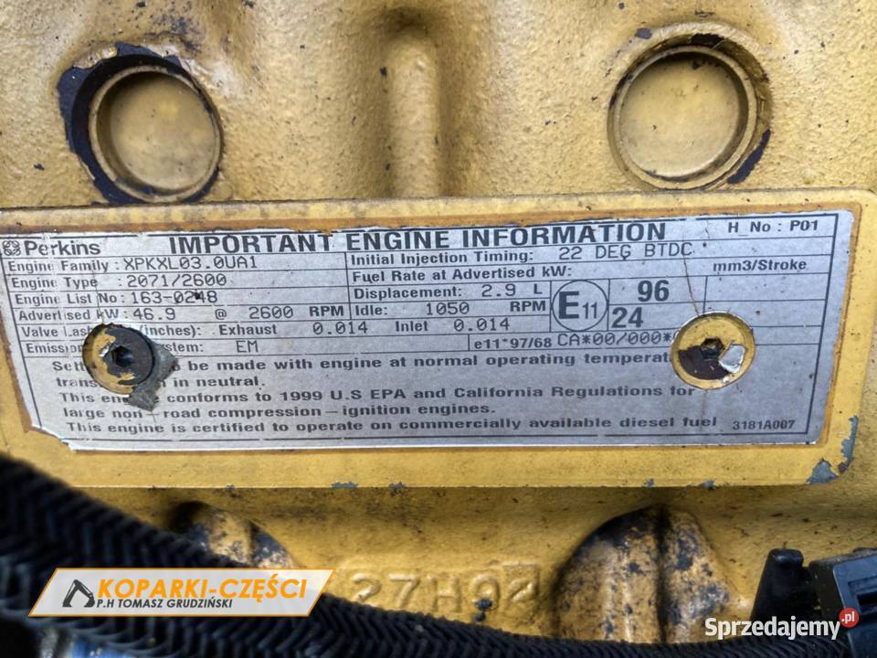 CAT 906 maszyna do rozbiórki na części pokrywa Kosakowo sprzedam