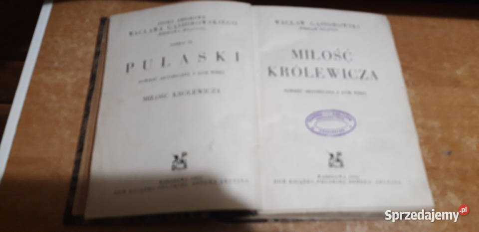PUŁASKI W GĄSIOROWSKI Wwa1931wyd1 120z5250egz Iwno