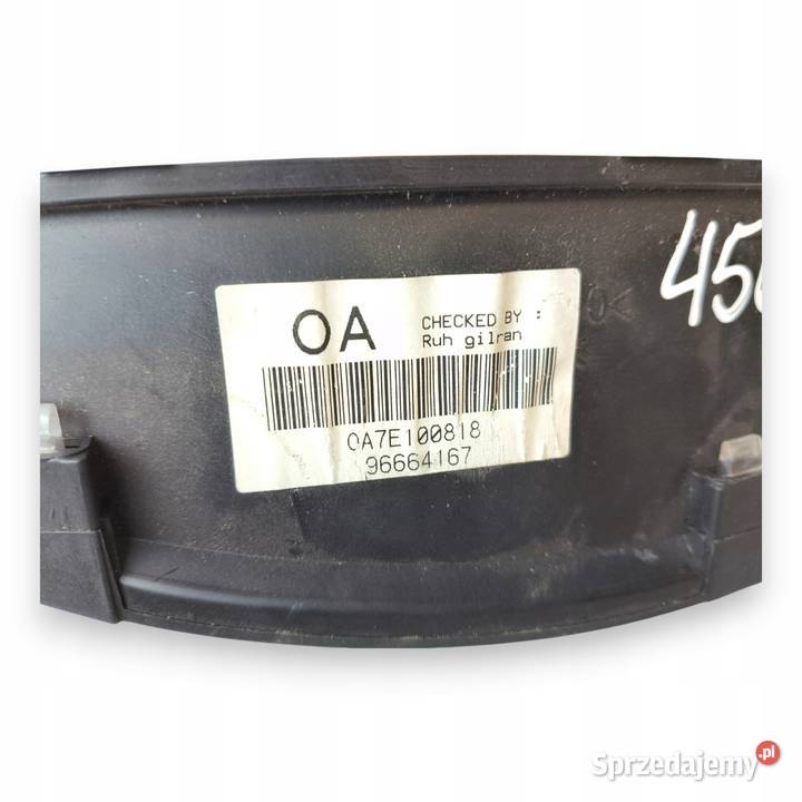 LICZNIK ZEGARY 96664167 Chevrolet Matiz 08 6V