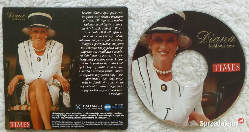 Film VCD Diana królowa serc 1 płyta Warszawa