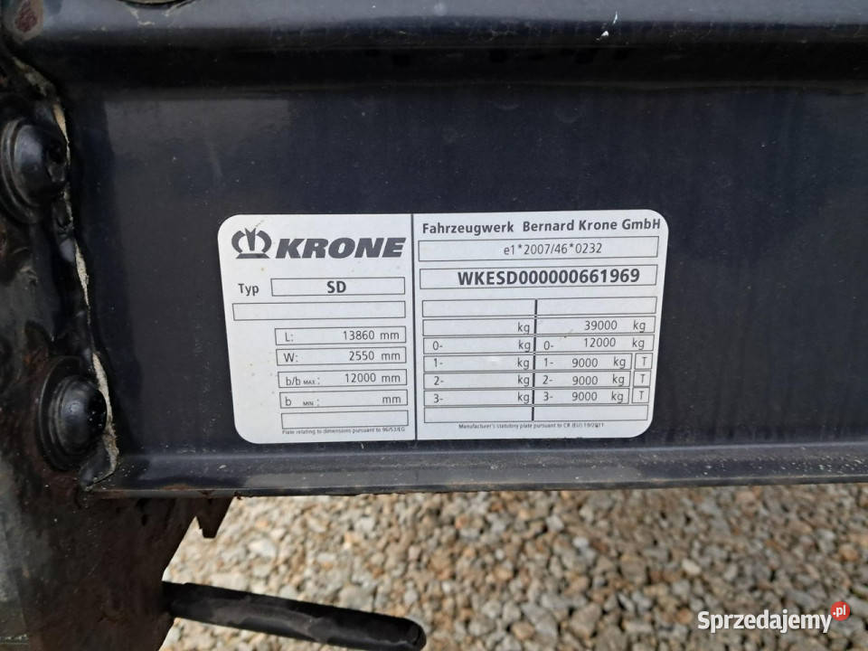 firana Krone sd Krone sd Poleasingowe Krone Komorniki