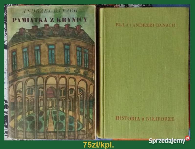 Pamiątka z Krynicy 1959 Historia o Nikiforze Łódź sprzedam