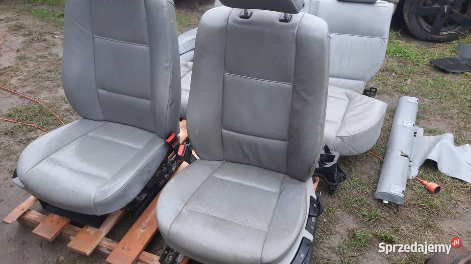 fotel komplet foteli skóra bmw e46 kombi dolnośląskie Dębno