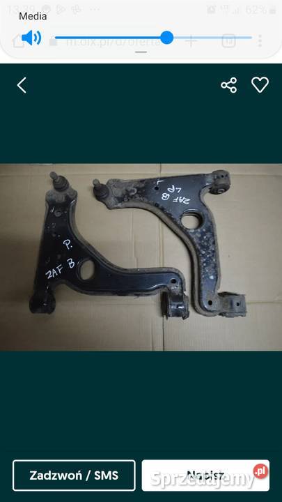 Waczacze przednie opel astra zafira Rok produkcji 2003 Myszków