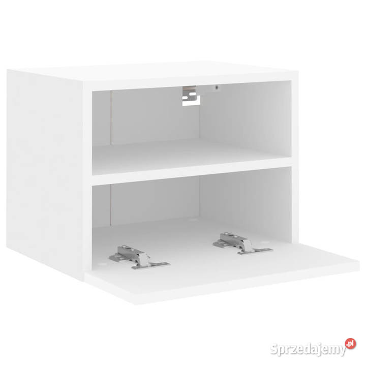 Ścienne szafki TV 2 białe 40x30x30 WM836841 Warszawa sprzedam