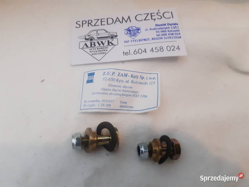 Śruby łącznika skrzyni biegów Lizaka do Fiata osobowe Skrzynie biegów manualne Koluszki sprzedam