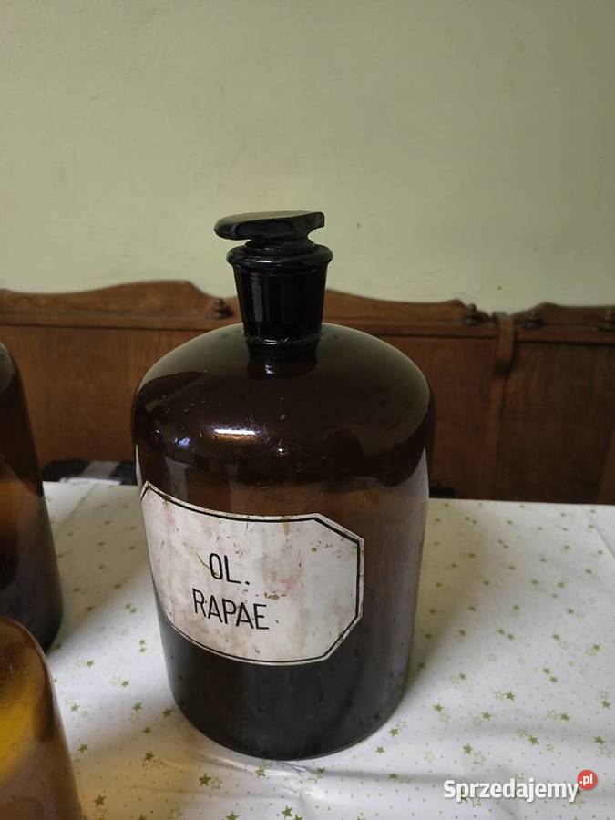 Stare butelki apteczne duże Chorzew