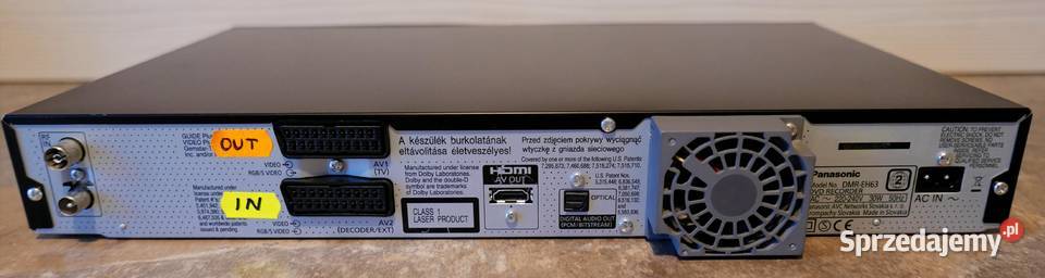 Nagrywarka DVD HDD Panasonic DMREH 63 Panasonic Przysucha sprzedam