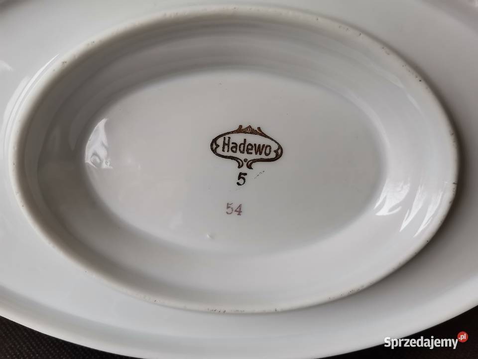 Stara przedwojenna sosjerka chochla porcelana Katowice