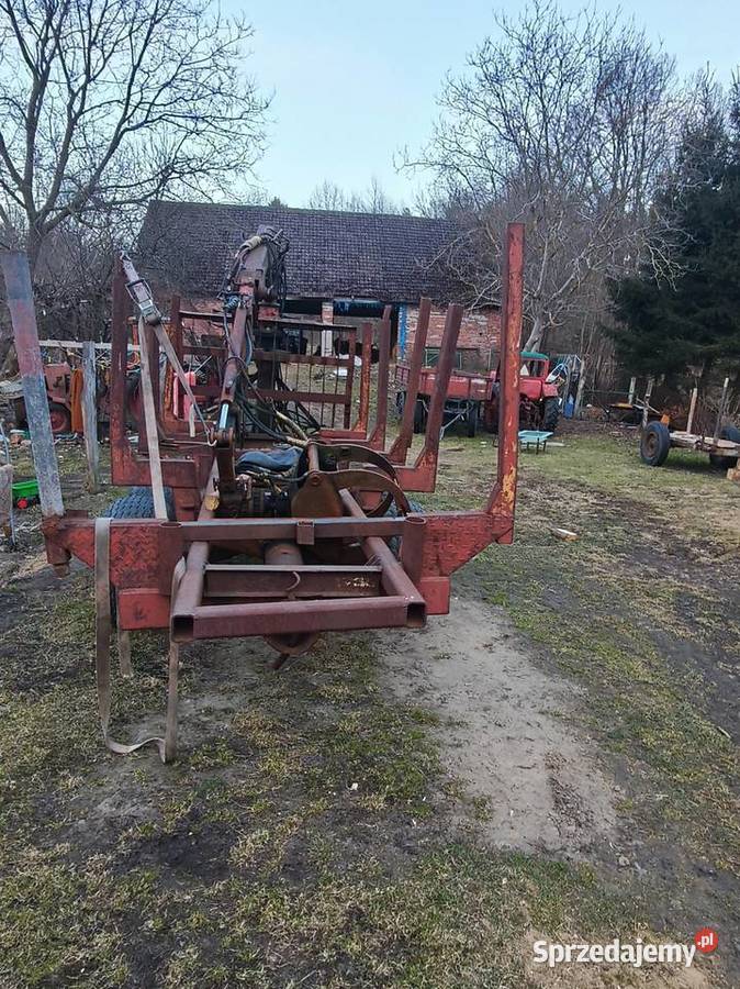Sprzedam przyczepę do drewna hds nieuszkodzony Czarne Wielkie sprzedam