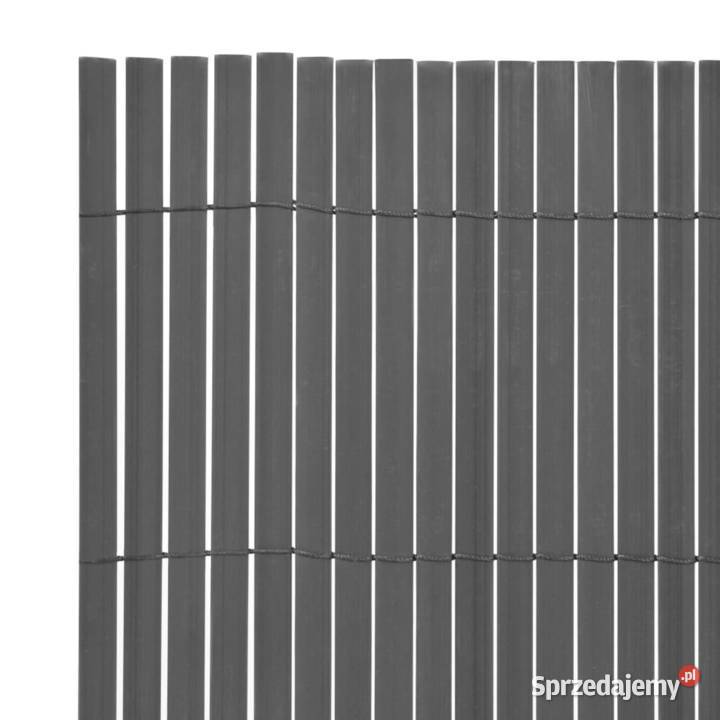 vidaXL Dwustronne ogrodzenie ogrodowe PVC Warszawa sprzedam