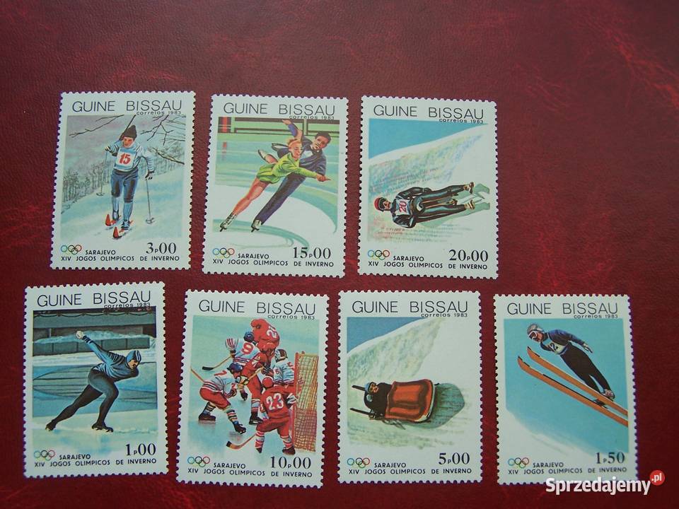 Gwinea Bissau MNH 1984 Sarajevo 84 Sport Tychy