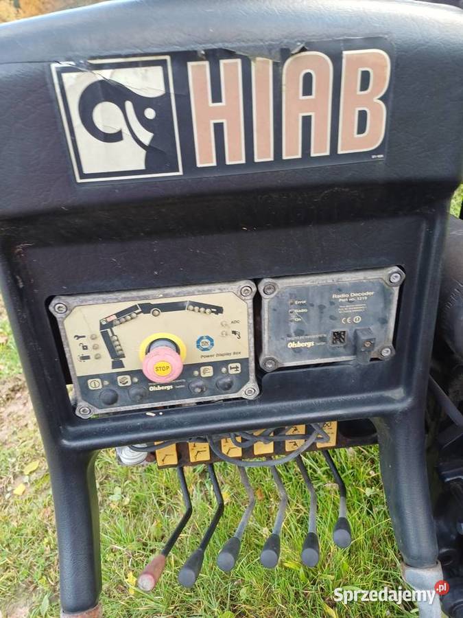Dzwig hds Hiab 144k sterowany radiowo komplet z małopolskie Zakliczyn
