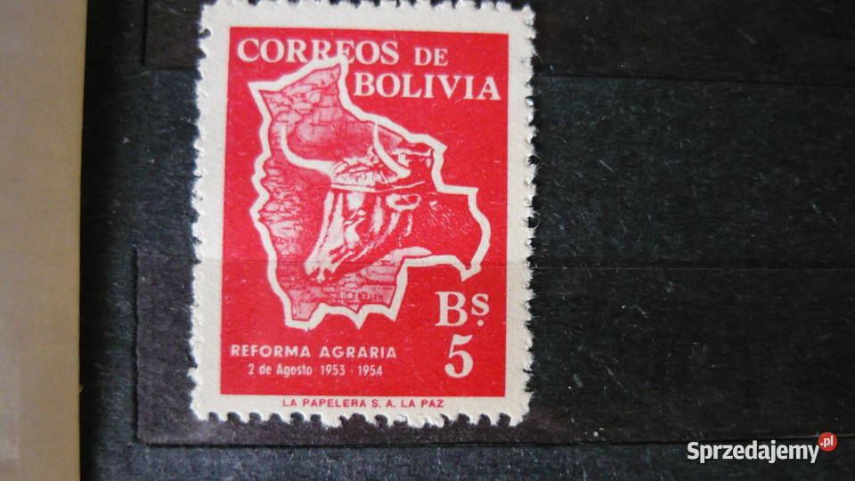 Znaczek Bolivia Myszków sprzedam