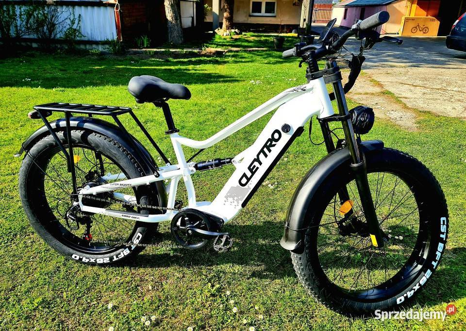 Rower elektryczny górskomiejski fatbike nowy Elektryczne Gołkowice Dolne