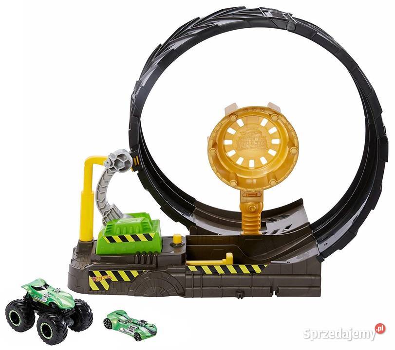Zestaw HOT WHEELS Monster Trucks Tor z Pętlą Samochody i pojazdy Mogilany