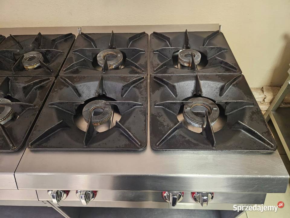 Kuchnia gazowa 8 palników Angelo 190FAAFOMO 2 x