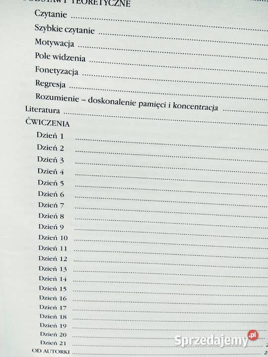 Podręcznik szybkiego czytania outlet książki Warszawa