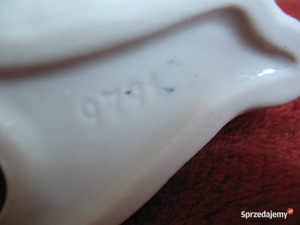 Kot szary Figurka ceramika 10 x 17 x 5 Figurki i rzeźby Siedlce