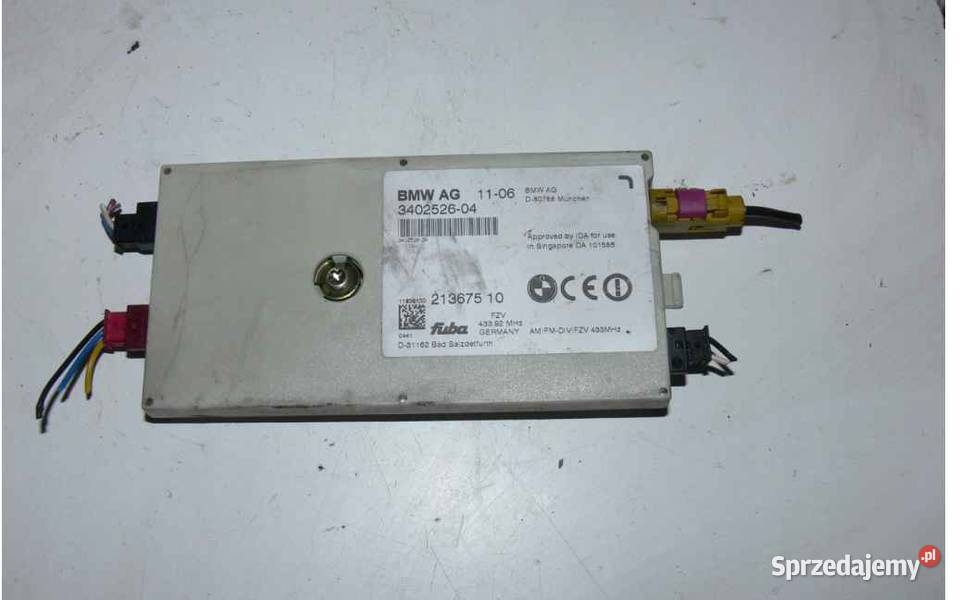 BMW X3 E83 MODUŁ WZMACNIACZA ANTENY 340252604 Anteny samochodowe Wielkie Drogi