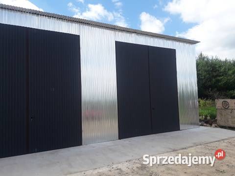 Grafitowy Garaż Blaszany Wiata Magazyn Grzywstal Gorlice
