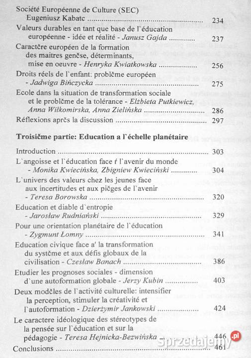 Edukacja wobec wyzwań XXI wieku Irena Wojnar