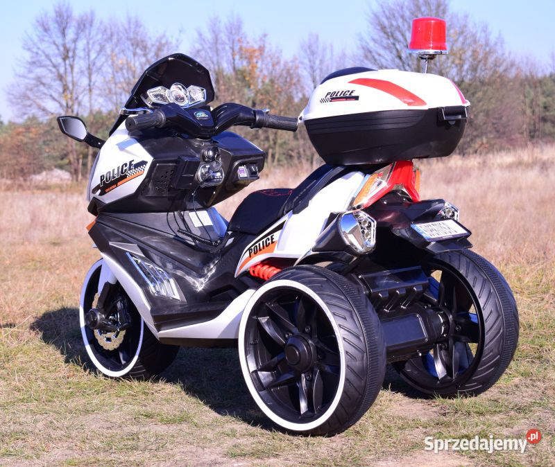 Auto samochód na akumulator SKUTER POLICYJNY Myszków