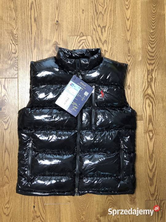 Bezrękawnik kamizelka ralph lauren S M czarny łódzkie Łódź