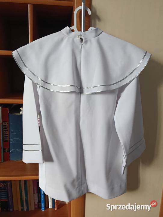 Alba komunijna chłopięca krótka z oblamówką Kielce