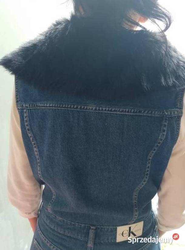 Ekskluzywny czarny futrzany kołnierz z Londynu Dla kobiet małopolskie Kraków