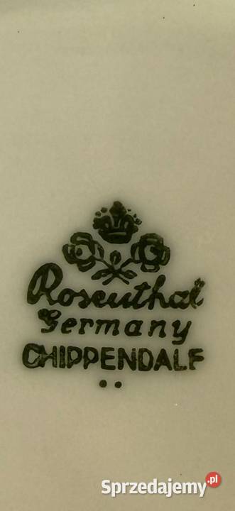 Półmisek Rosenthal Chippendale 1942 r Kość Porcelana i szkło małopolskie Kraków