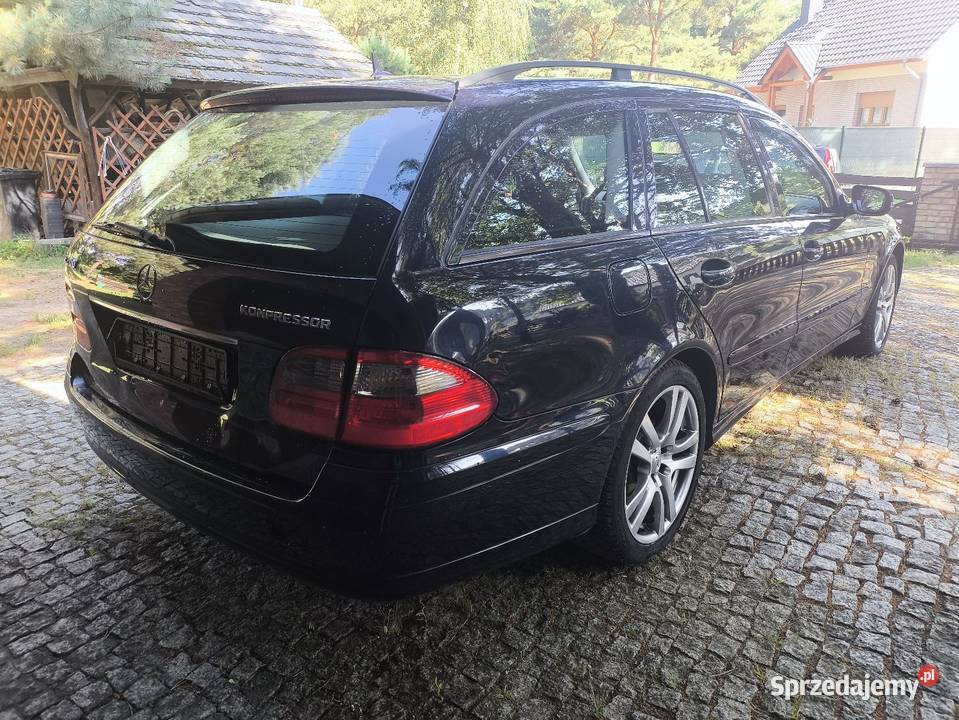 Mercedes Benz E200 Kompresor z Niemiec elektrochrom. lusterko wst. Słubice sprzedam