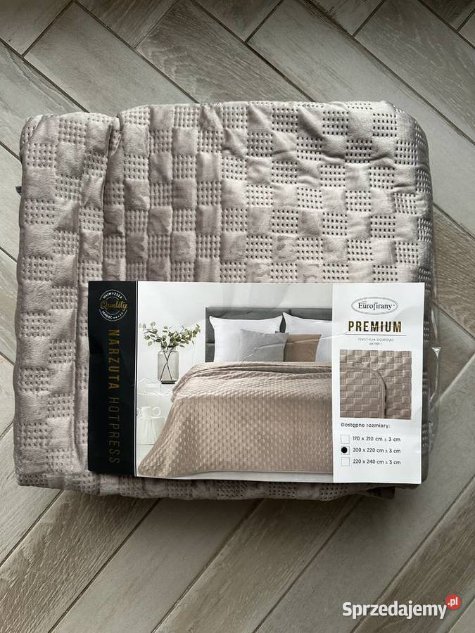 Narzuta welwetowa premium EUROFIRANY 200x220 Łódź