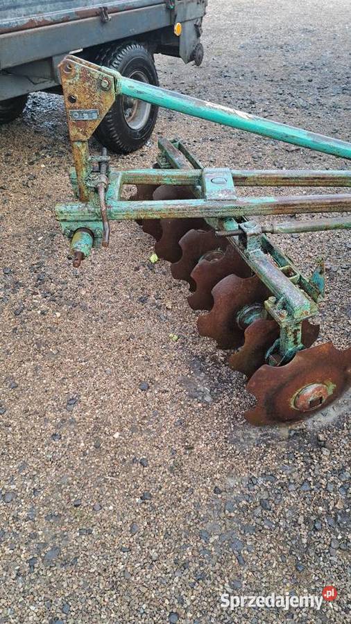 Brona talerzowa 2x8 sprawna tanio