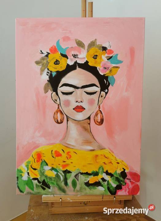 Obraz Frida Kahlo 50x70 Toruń sprzedam