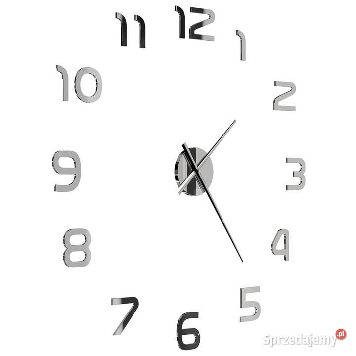 Zegar ścienny 3D nowoczesny design 100 XXL