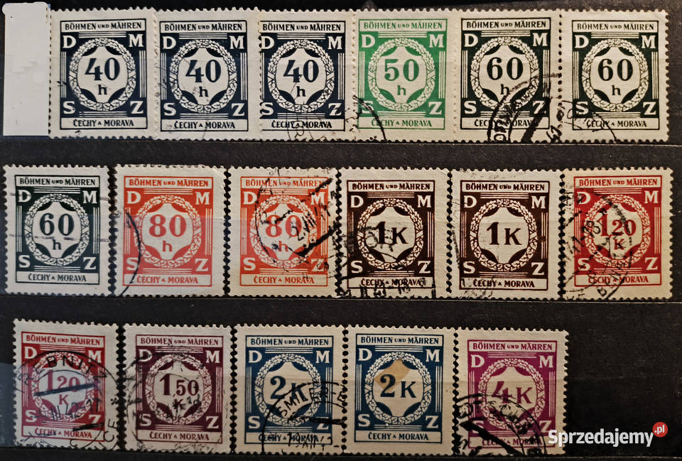 Znaczki Czechy i Morawy