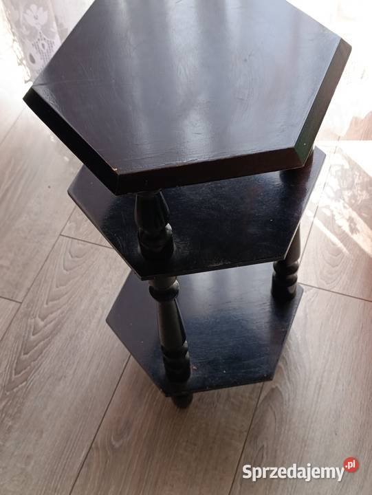 kwietnik stolik czarny słupek Poznań