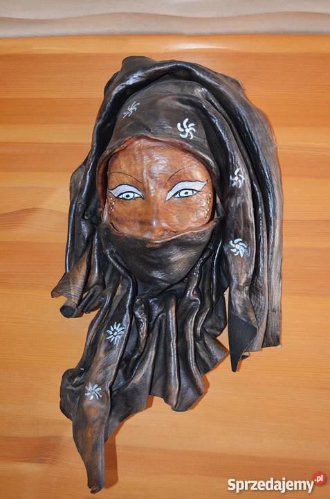 Dekoracja na ścianę oryginalna maska z mazowieckie Warszawa