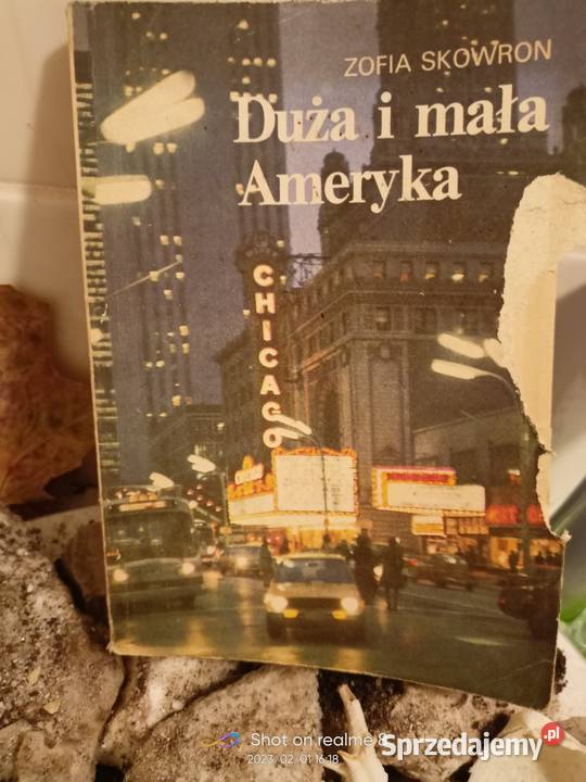Duża i mała Ameryka Skowron książki pierwsze Warszawa sprzedam