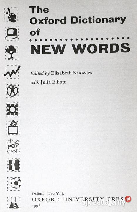 The Oxford Dictionary of Words E Knowles J Książki i Podręczniki Chełm