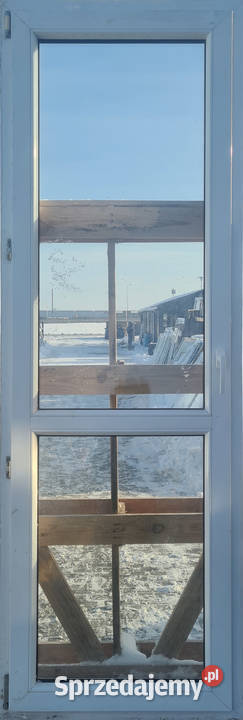 OKNA KacprzaK 77X230 Okno Balkonowe Używane PCV Siedlce