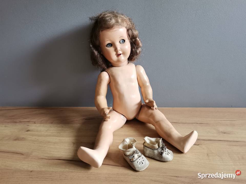Stara przedwojenna lalka celuoidowa K W śląskie Katowice sprzedam
