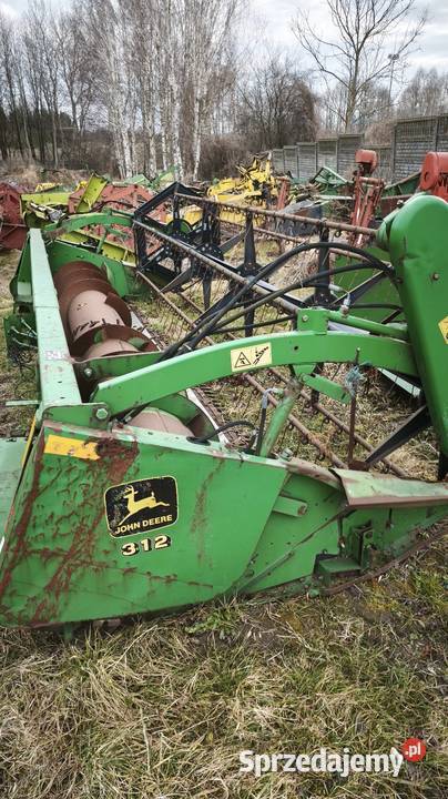 Heder John Deere typ 316 480m Modliborzyce