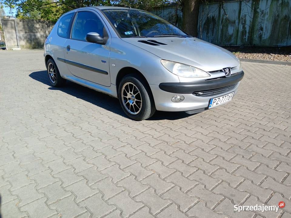 Sprzedam peugeot 206 srebrny Kostrzyn