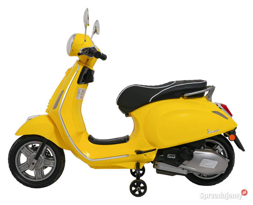 Pojazd Skuter Vespa ROMA Żółty autko auto
