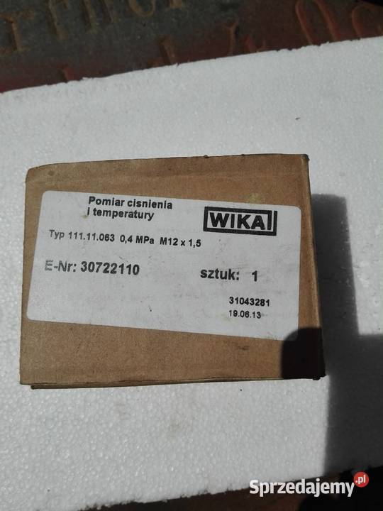 Manometr 04 Mpa m12x15 dolnośląskie Zgorzelec sprzedam