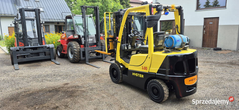 Wózek Widłowy HYSTER 300 FT Maszt Triplex 465m mazowieckie Małkinia Górna sprzedam