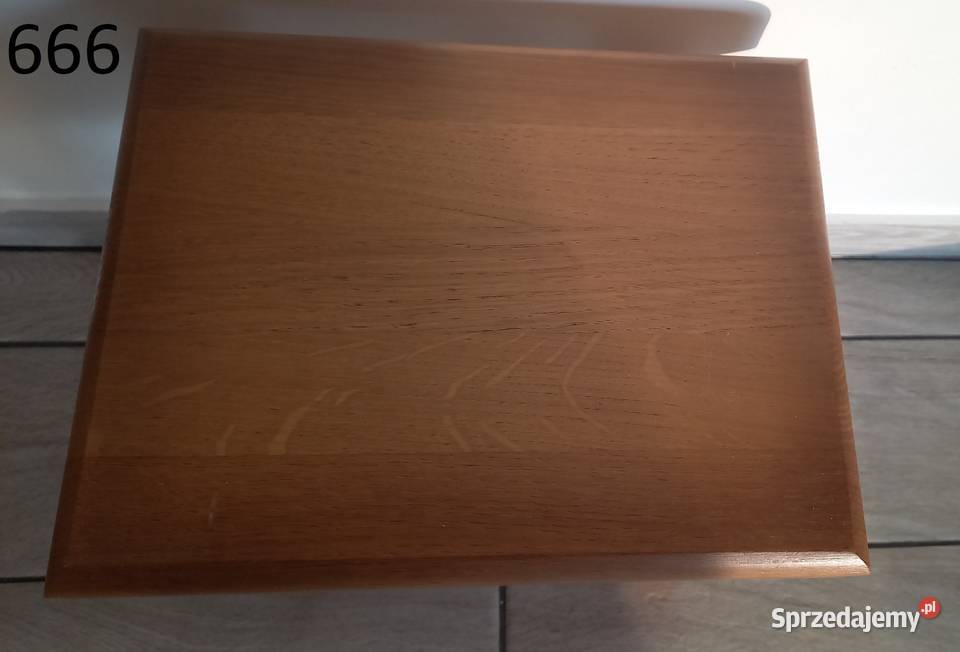 Kwietnik dębowy drewniany Stojak na kwiatek 30cm Gawroniec sprzedam